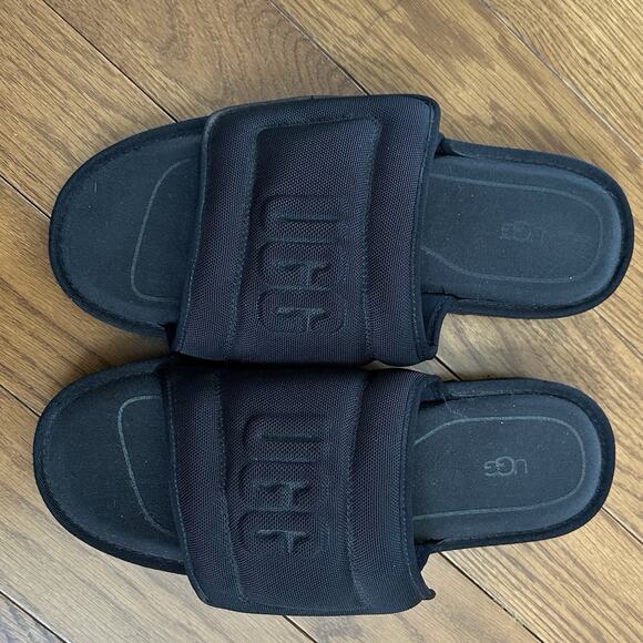 UGG Maxi Graphic Slide Womens Size 11 Black - Picture 2 of 6